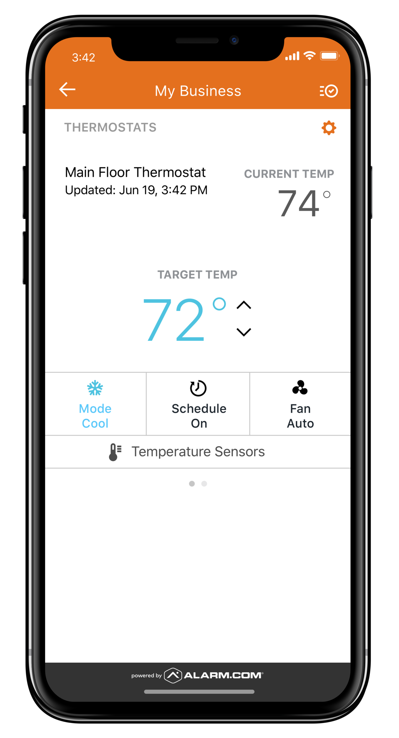 Smart Phone Thermostat Control