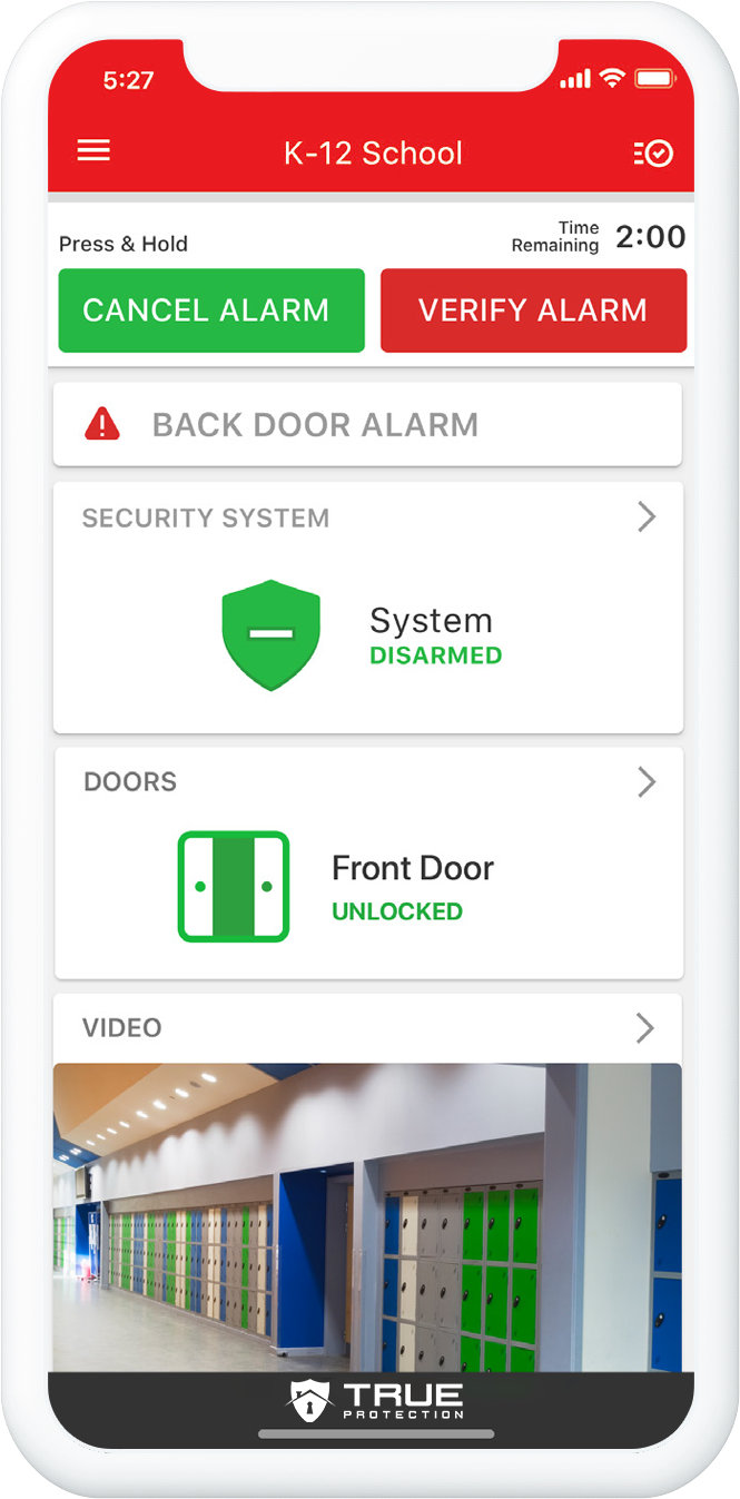 K12 School Security Systems App