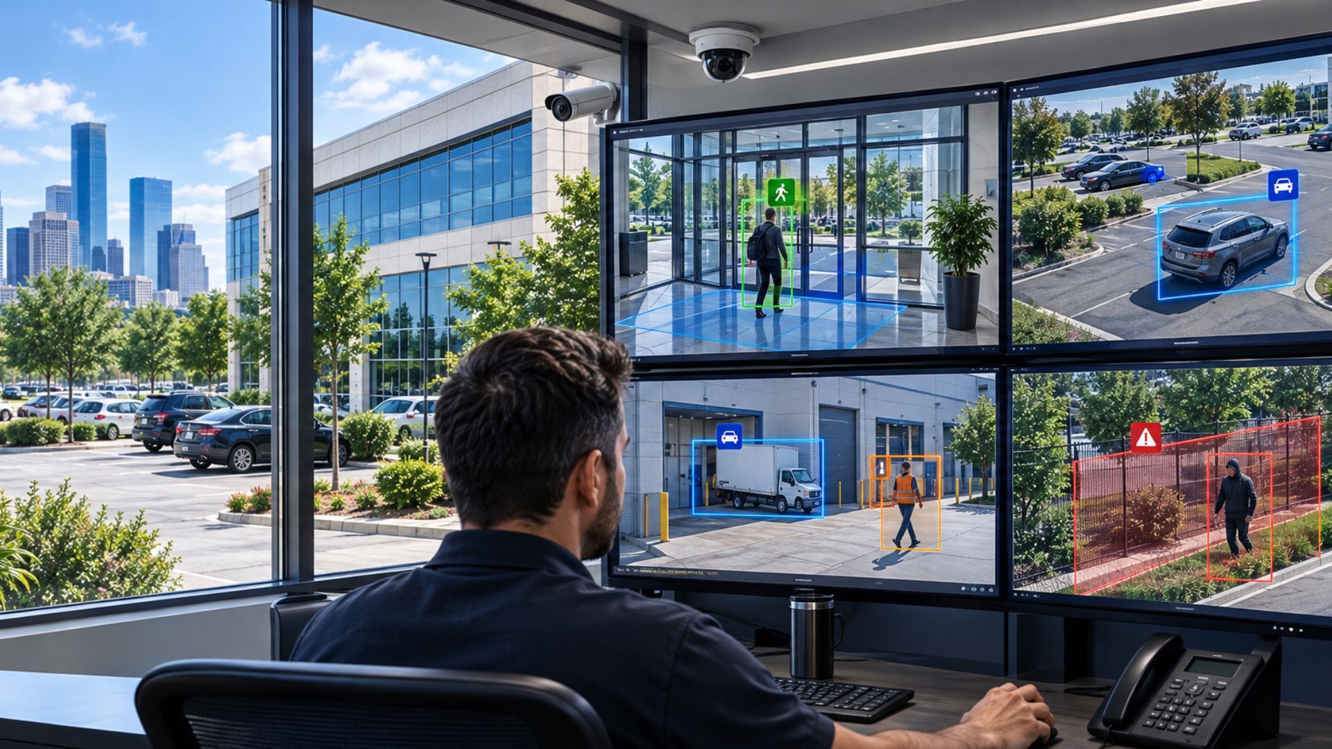 AI Video Analytics for Business Security Systems in Houston, Texas