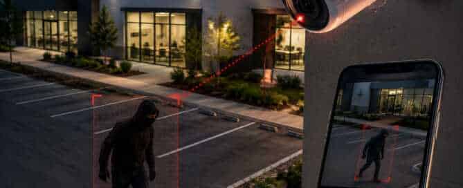 Commercial Security Cameras with Motion Detection Alerts in DFW, Texas