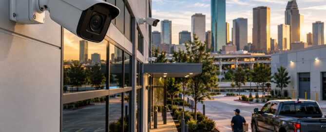 Commercial Security Cameras With Motion Detection Alerts in Houston, Texas