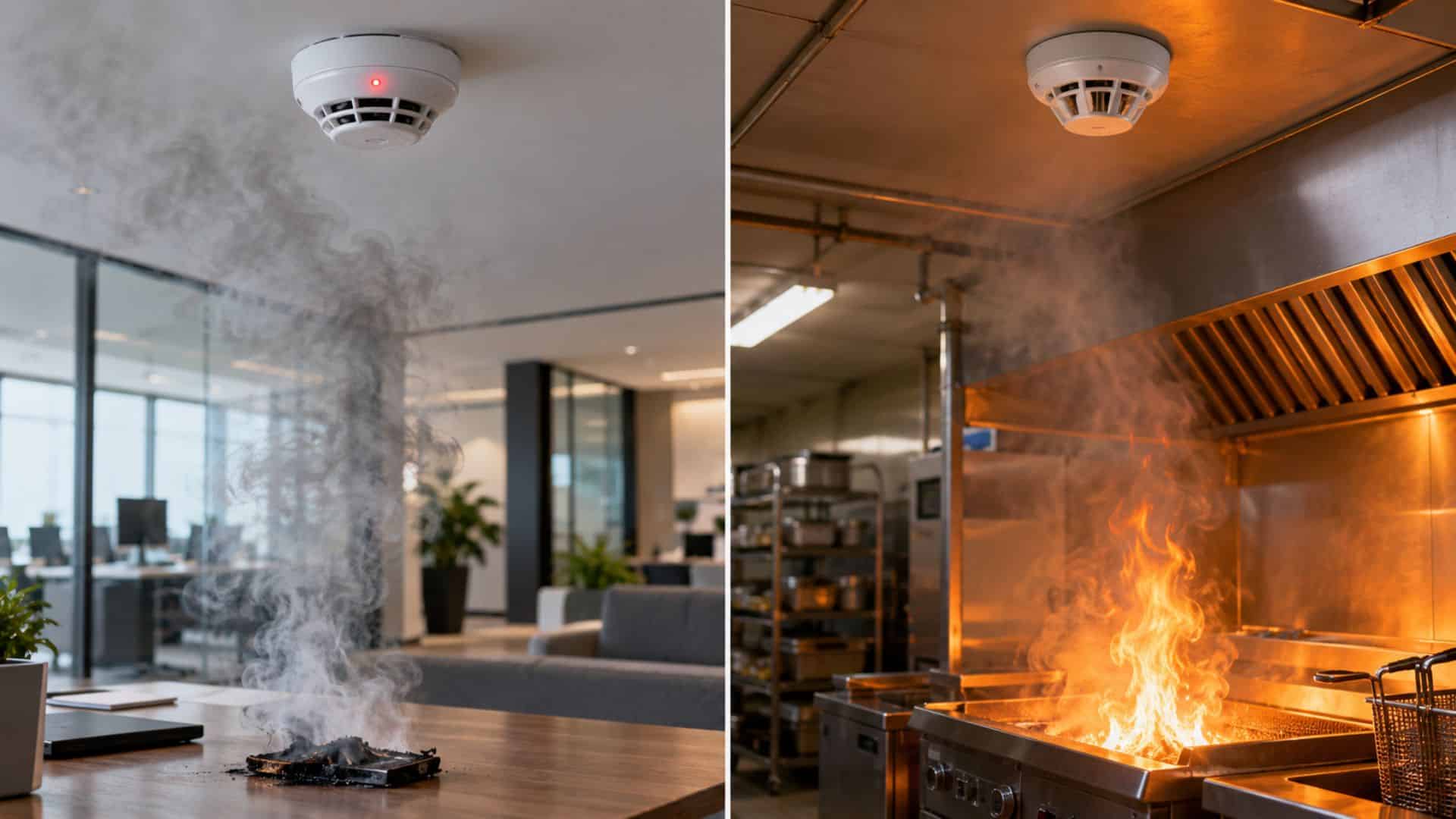 Heat Detector vs Smoke Detector: What Businesses Should Know
