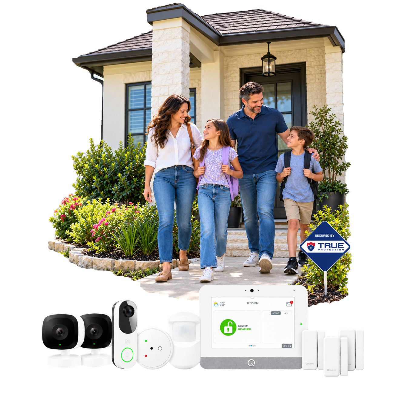 true-home-protection-family-package-wide-integrated Home Security in Texas